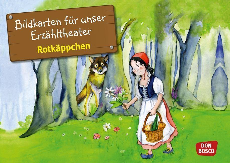 Rotkäppchen, Kamishibai Bildkartenset Entdecken. Erzählen. Begreifen. Mit QR-Code