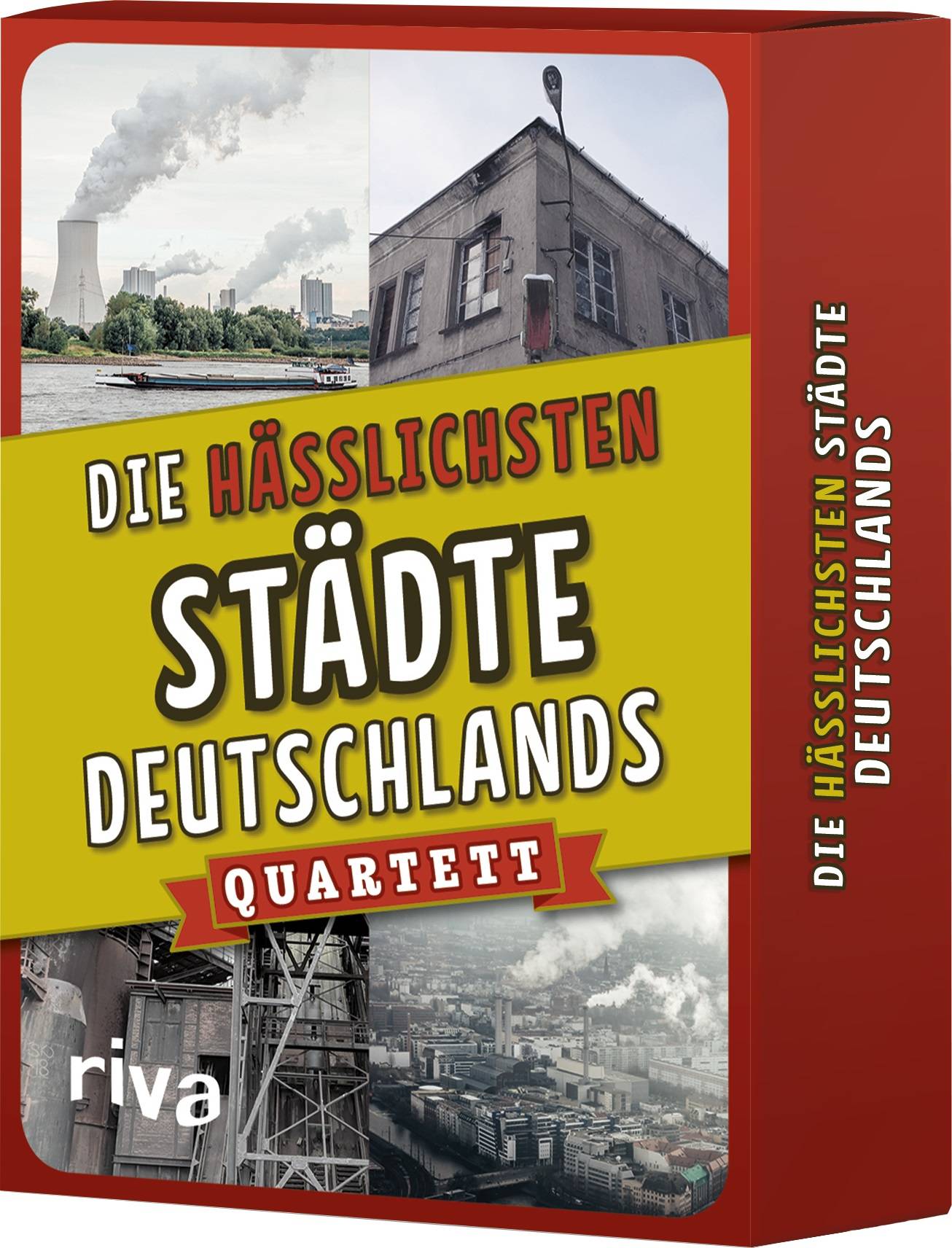Die hässlichsten Städte Deutschlands  Quartett Kartenspiel