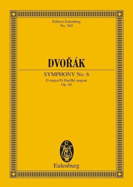 Sinfonie Nr. 6 D-Dur op.60 B 112, Partitur op. 60. B 112. Orchester.