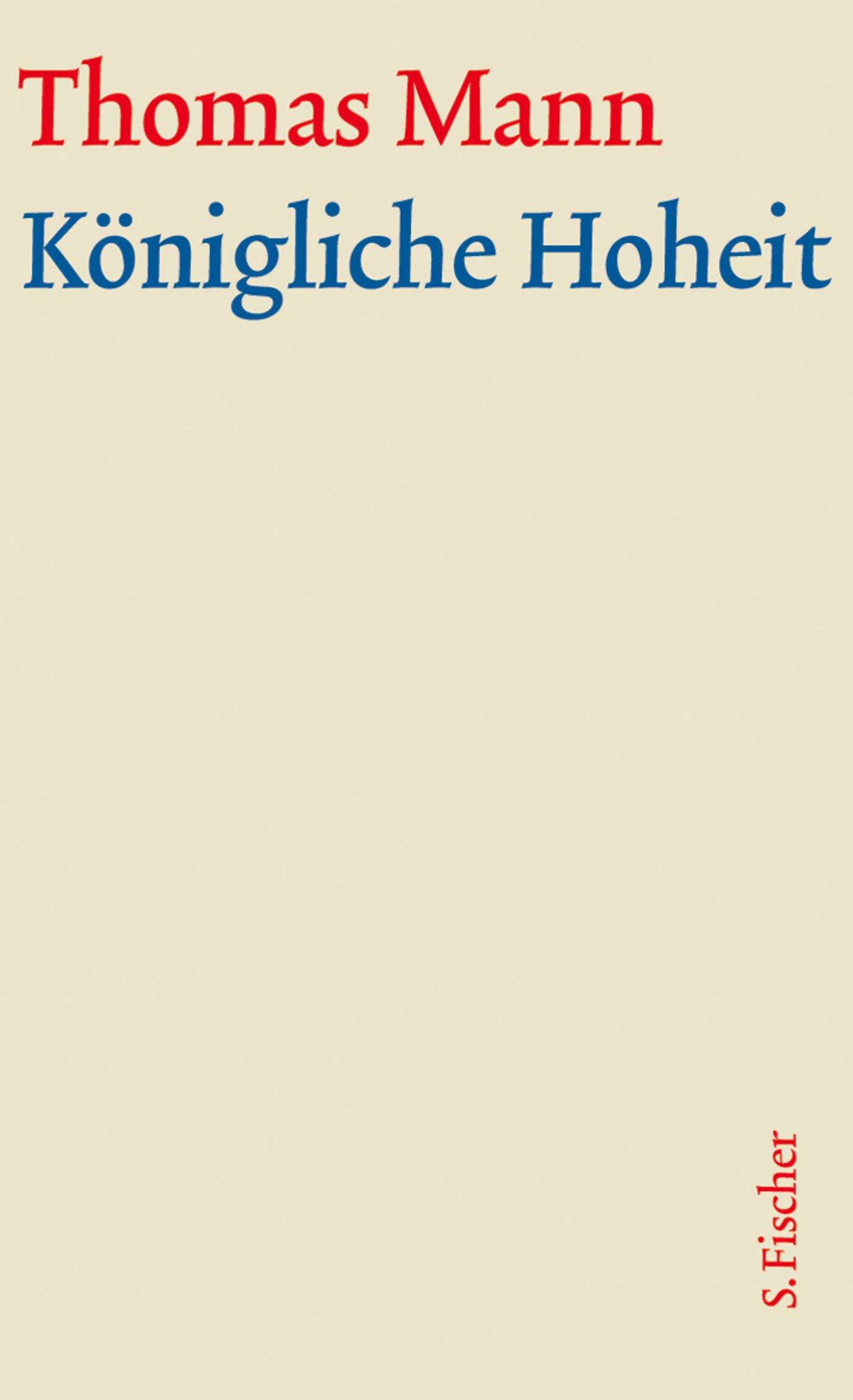 Königliche Hoheit Text und Kommentar in einer Kassette