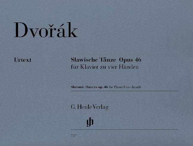 Dvorák, Antonín - Slawische Tänze op. 46 für Klavier zu vier Händen Besetzung: Klavier zu vier Händen