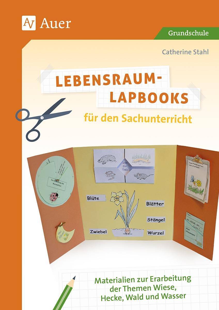 Lebensraum-Lapbooks für den Sachunterricht Materialien zur Erarbeitung der Themen Wiese, Hecke, Wald und Wasser (2. bis 4. Klasse)