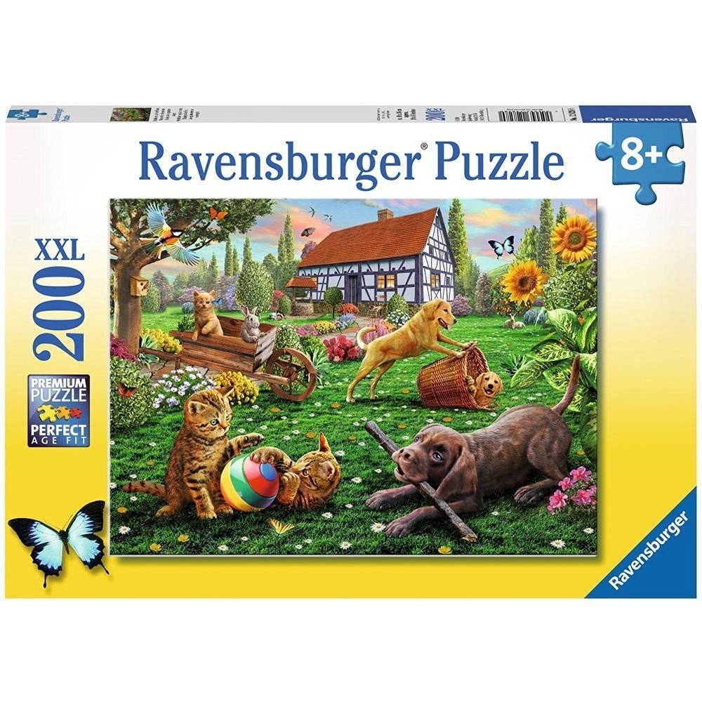 Ravensburger 12828 - Entdecker auf vier Pfoten, Puzzle 200 Teile, XXL Format Anzahl Teile: 200, Maße (B/H): 49 x 36 cm, XXL Puzzle, Premium Puzzle