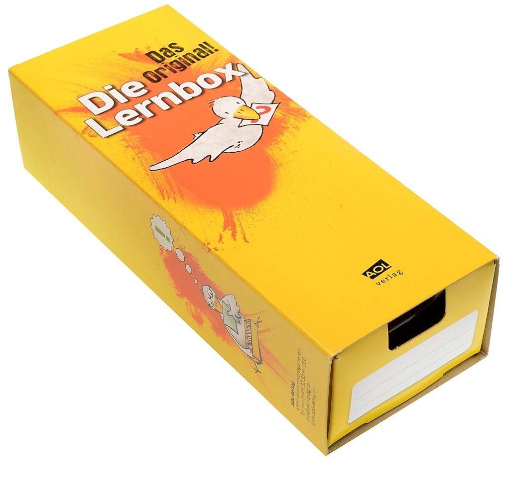 Die AOL-Lernbox (DIN A8) - der Klassiker Lernbox zum Selbstbefüllen, fertig montiert