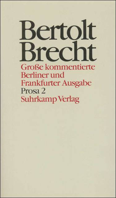 Prosa. Tl.2 Romanfragmente und Romanentwürfe
