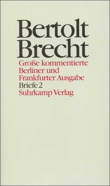 Briefe. Tl.2 Band 29: Briefe 2. 1937-1949