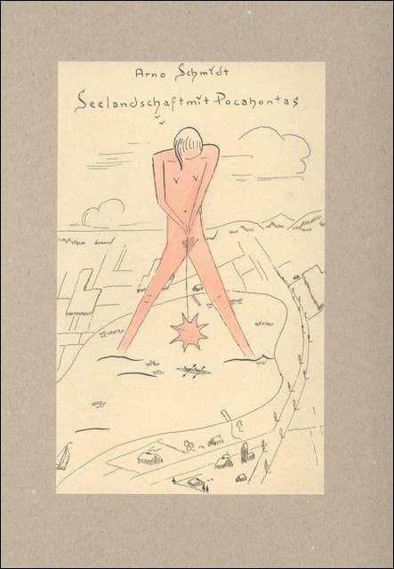 Seelandschaft mit Pocahontas, Faksimile Zettel und andere Materialien