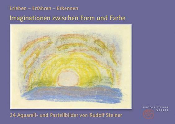 Erleben - Erfahren - Erkennen, Postkartenbuch Imagination zwischen Form und Farbe. Kunstpostkarten mit 24 Aquarell- und Pastellbildern