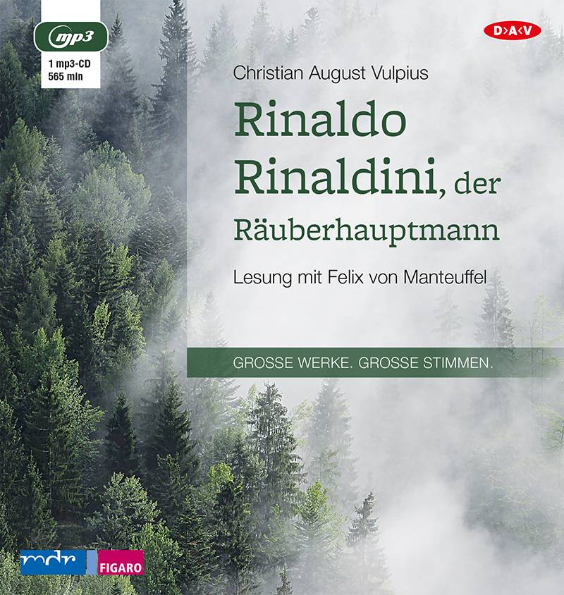 Rinaldo Rinaldini, der Räuberhauptmann, 1 MP3-CD Gekürzte Lesung