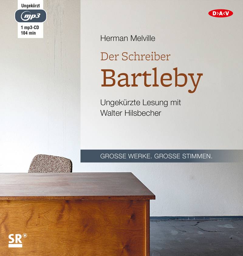 Der Schreiber Bartleby, 1 MP3-CD Ungekürzte Lesung