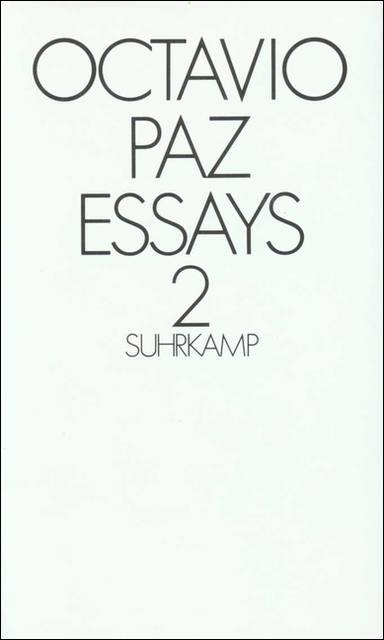 Essays 2 Ausgezeichnet mit dem Friedenspreis des Deutschen Buchhandels 1984