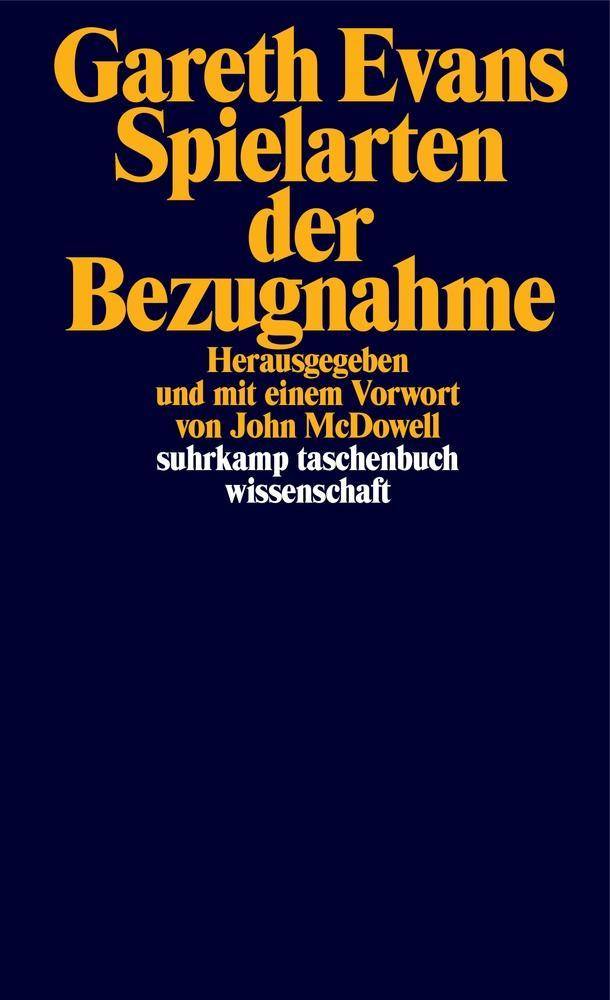 Spielarten der Bezugnahme suhrkamp taschenbuch wissenschaft 2213
