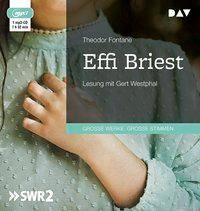 Effi Briest, 1 MP3-CD Gekürzte Lesung mit Gert Westphal (1 mp3-CD), Lesung. MP3 Format