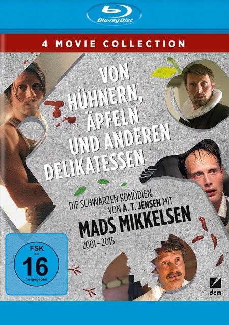 Von Hühnern, Äpfeln u anderen Delikatessen Die schwarzen Komödien von A.T. Jensen mit Mads Mikkelsen 2001-2015 / Amaray