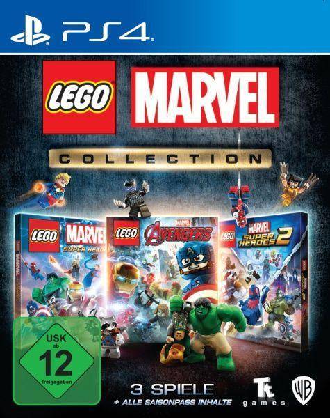 LEGO Marvel Collection, 1 PS4-Blu-ray Disc 3 Spiele + alle Saisonpass-Inhalte. Für PlayStation 4