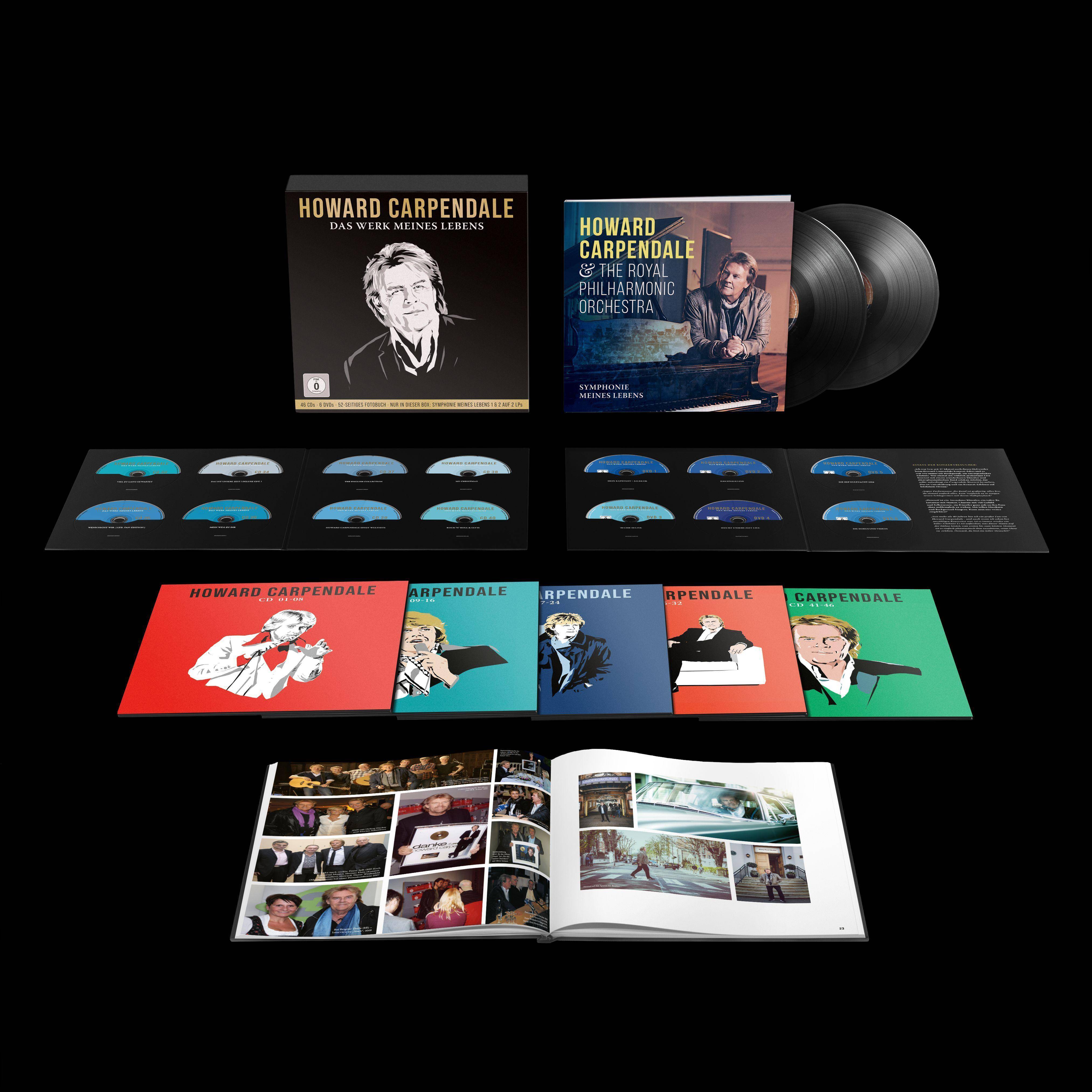 Das Werk meines Lebens, 46 Audio-CD + 6 DVD + 2 LP (Limited Edition) Limited Edition, Box mit 46 CDs, 6 DVD-Videos, 2 Schallplatten, Fotobuch