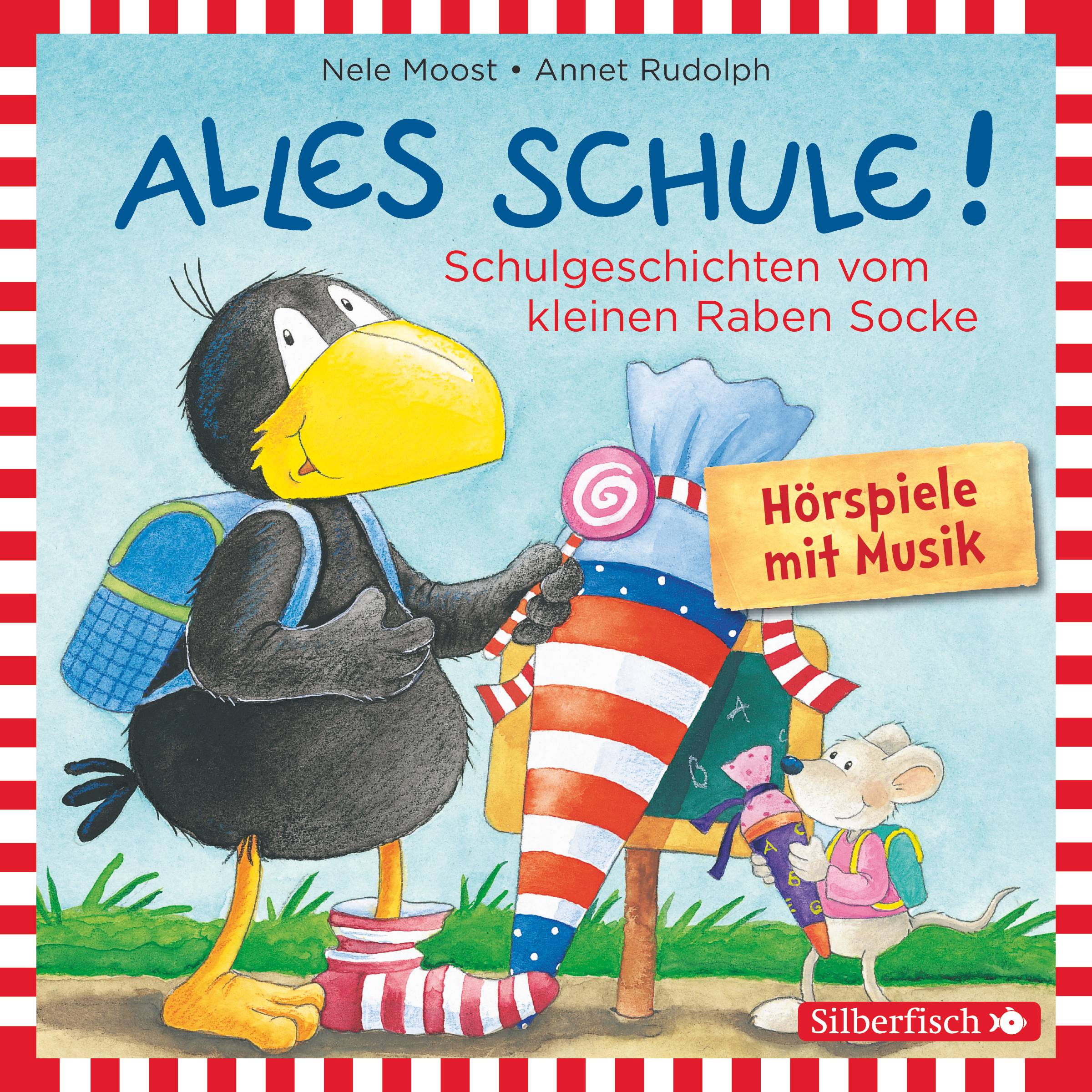 Kleiner Rabe Socke: Alles Schule!, 1 Audio-CD Schulgeschichten vom kleinen Raben Socke. Hörspiel mit Musik