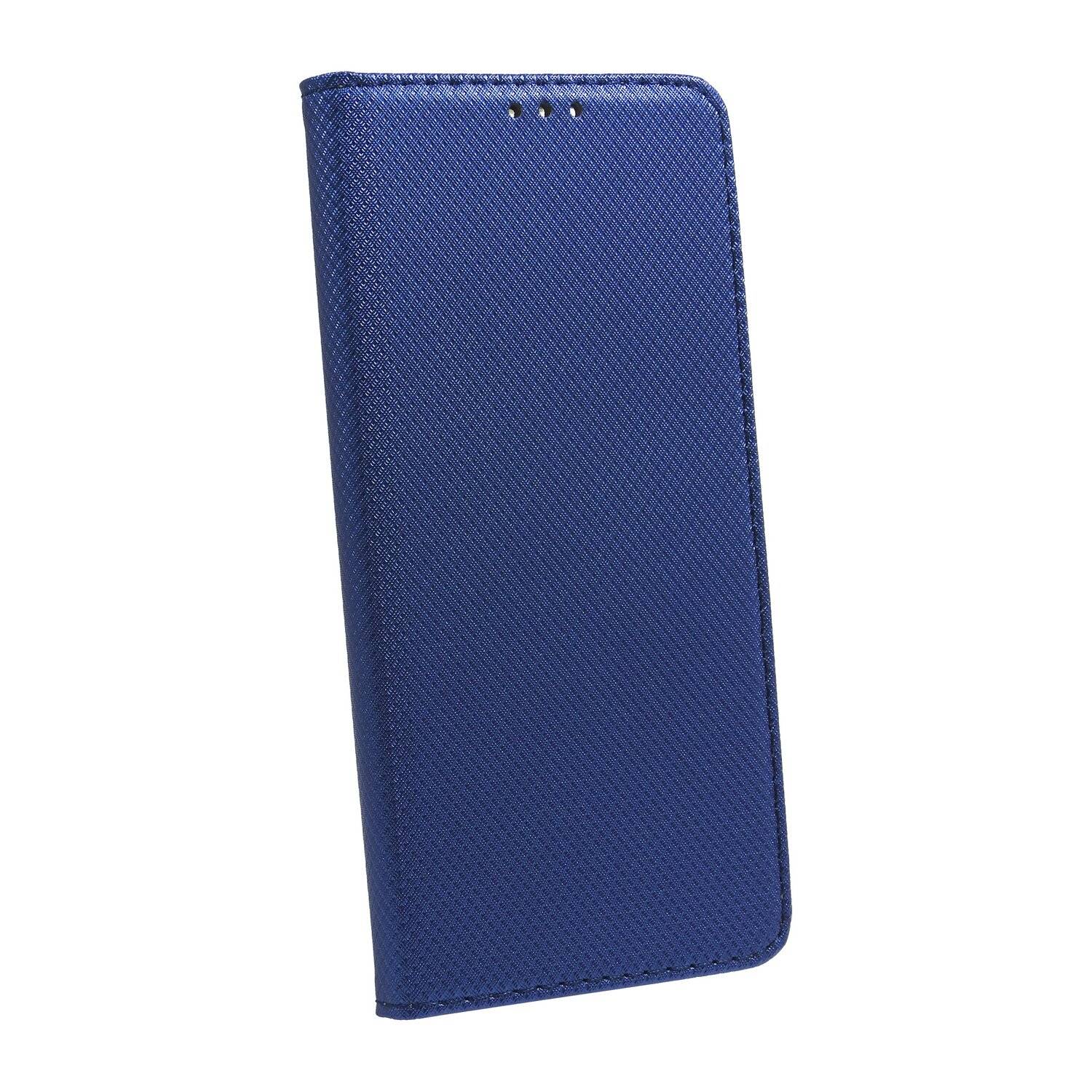 Buch Tasche "Smart" für SAMSUNG GALAXY M12 ( M127F ) Handy Hülle Etui Schutzhülle mit Standfunktion, Kartenfach Blau