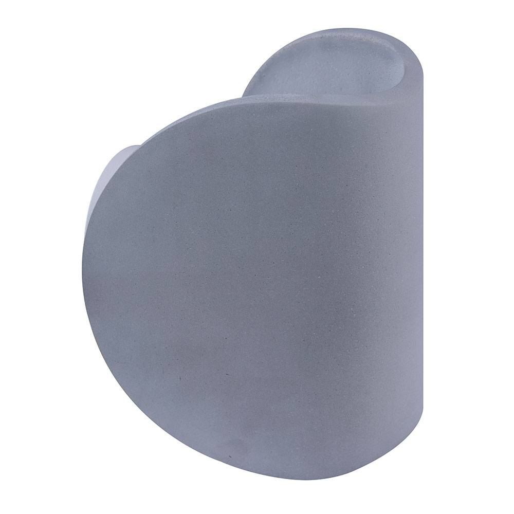 Wandleuchte Up and Down Wandstrahler Wohnzimmer Wandlampe Treppenhaus Leuchte aus Beton, grau, 1x LED 6W 150lm, BxH 12,6x15,7 cm