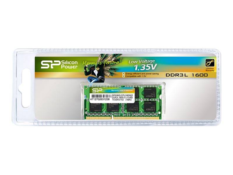 SILICON POWER - DDR3L - Modul - 4 GB - SO DIMM 204-PIN