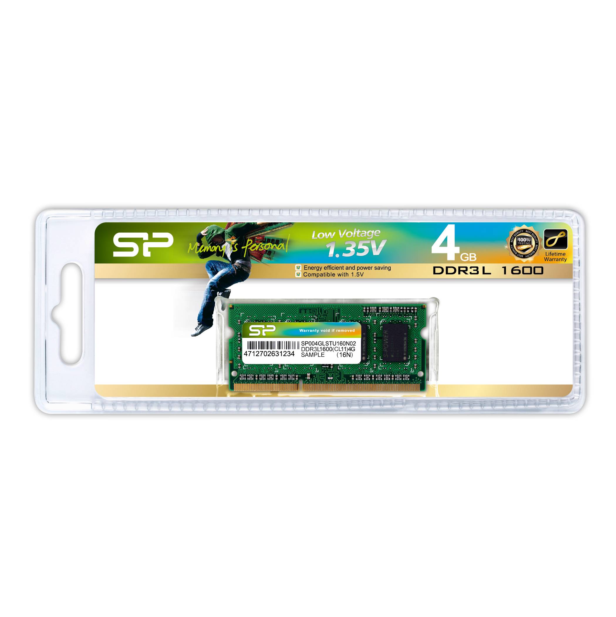 SILICON POWER - DDR3L - Modul - 4 GB - SO DIMM 204-PIN
