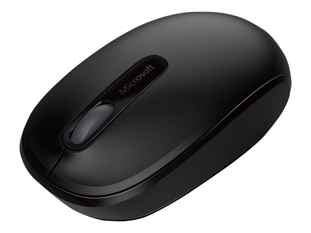 Microsoft Wireless Mobile Mouse 1850 - Maus - rechts- und linkshändig - optisch - 3 Tasten - kabellos - 2.4 GHz - kabell