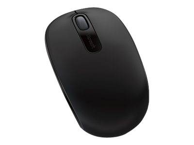 Microsoft Wireless Mobile Mouse 1850 - Maus - rechts- und linkshändig - optisch - 3 Tasten - kabellos - 2.4 GHz - kabell