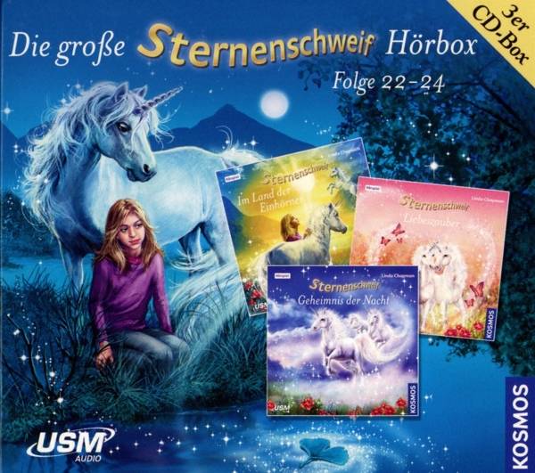Die große Sternenschweif Hörbox, Folgen 22-24, 3 Audio-CDs 3 CDs, Sternenschweif Box 8