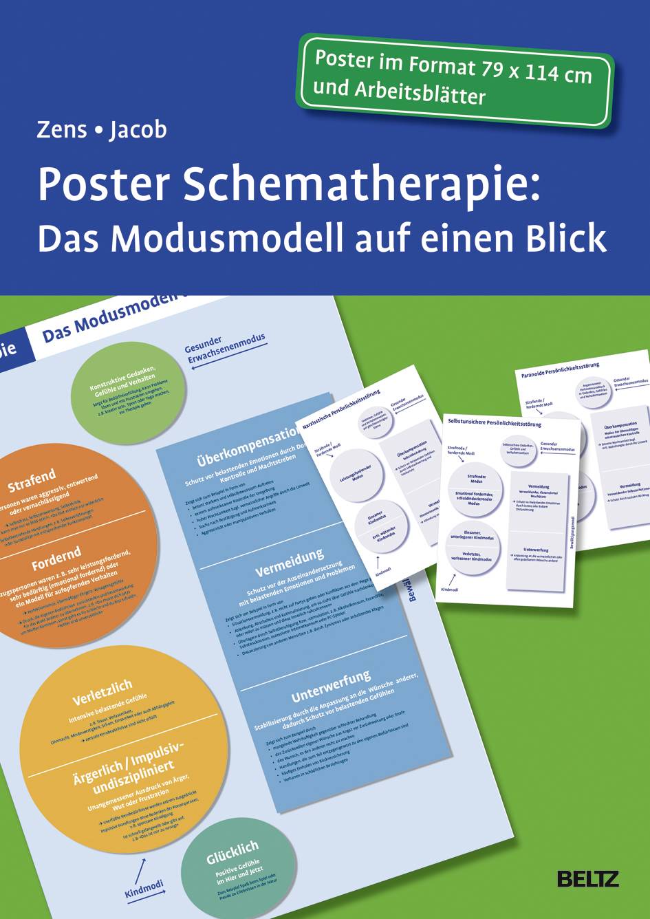 Poster Schematherapie: Das Modusmodell auf einen Blick Mit Arbeitsblättern in der Sammelmappe