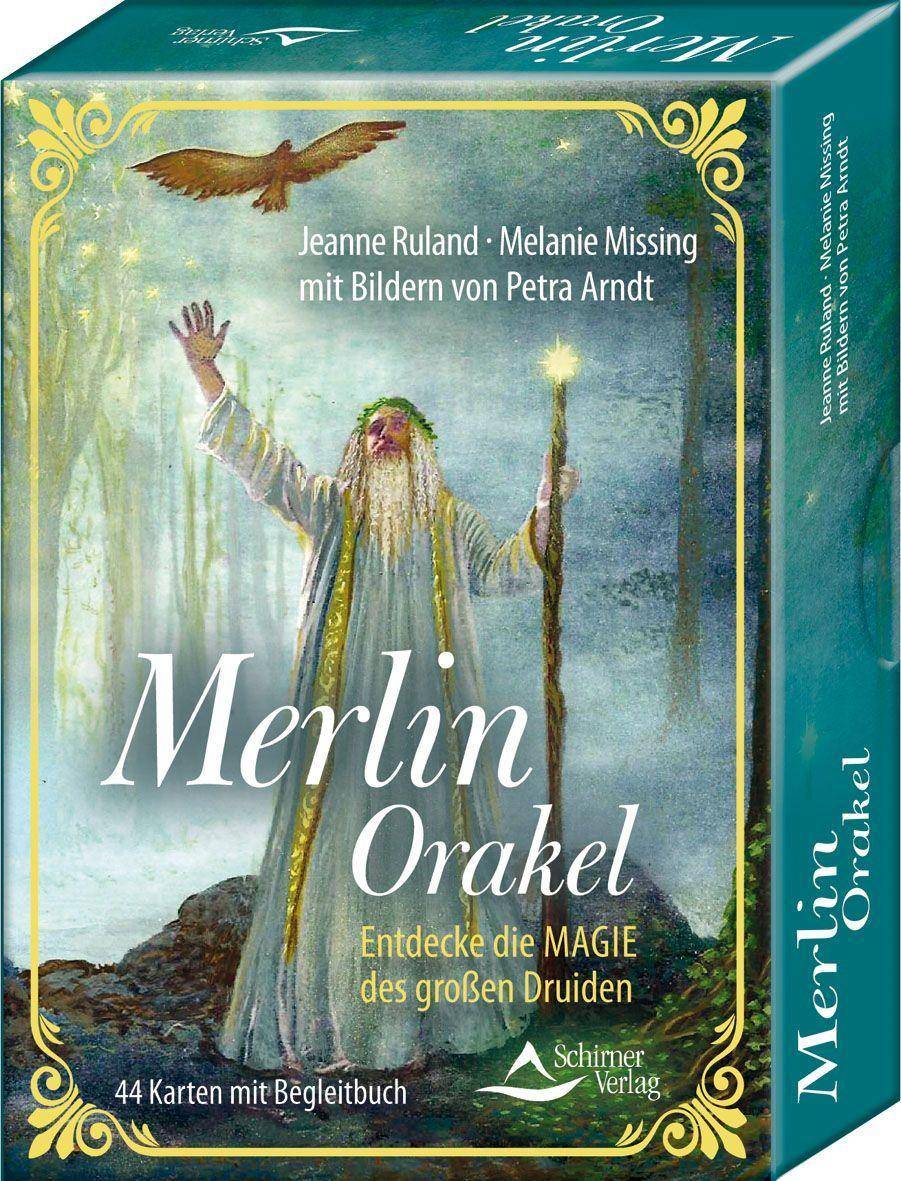 Merlin-Orakel, 44 Karten mit Begleitbuch Entdecke die Magie des großen Druiden