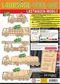 Laubsägevorlagen Lastwagen-Mobile Laubsägevorlage für ein Lastwagen-Mobile aus hochwertigem 3mm Pappel-Sperrholz.