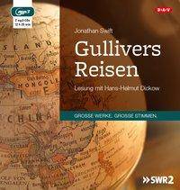 Gullivers Reisen, 2 MP3-CDs MP3 Format, Lesung