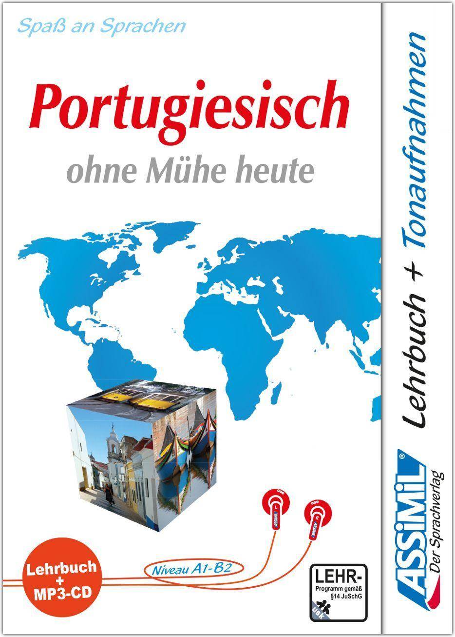 ASSiMiL Portugiesisch ohne Mühe heute - MP3-Sprachkurs - Niveau A1-B2 Selbstlernkurs für Deutschsprechende - Lehrbuch + MP3-CD