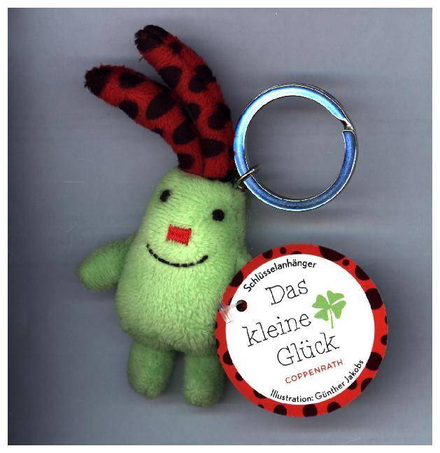 Schlüsselanhänger Das kleine Glück Schlüsselanhänger mit Plüschfigur, Füllung: 100% Poyester, Oberfläche mit einem Tuch feucht abwaschbar, Ma