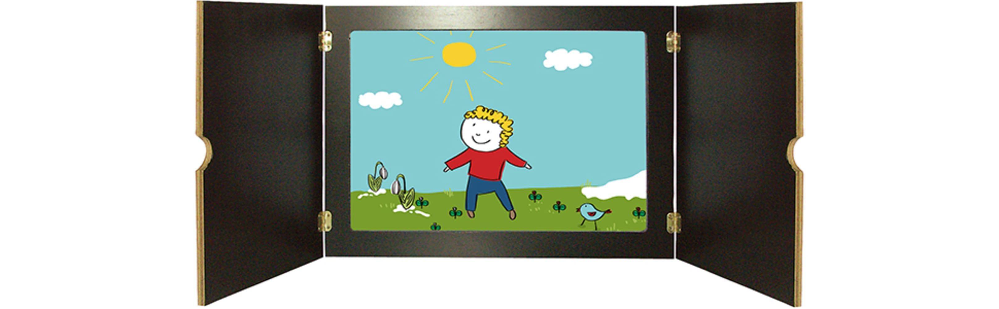 Die Jahreszeiten. Kamishibai Bildkartenset Reime und Verse zur Sprachförderung mit dem Erzähltheater Kamishibai. Für Kinder ab 3 Jahren. Frühling,