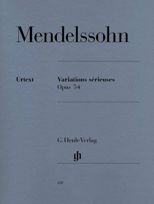 Mendelssohn Bartholdy, Felix - Variations sérieuses op. 54 Besetzung: Klavier zu zwei Händen