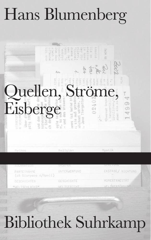 Quellen, Ströme, Eisberge Über Metaphern. Aus dem Nachlaß des berühmten Philosophen