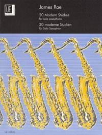20 Modern Studies, für Saxophon solo (S/A/T/Bar) Moderne Rhythmus und Interpretationsstudien für angehende Saxophonisten