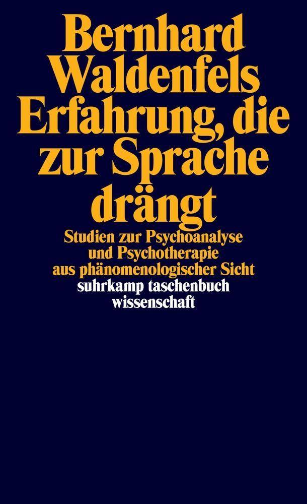 Erfahrung, die zur Sprache drängt Studien zur Psychoanalyse und Psychotherapie aus phänomenologischer Sicht