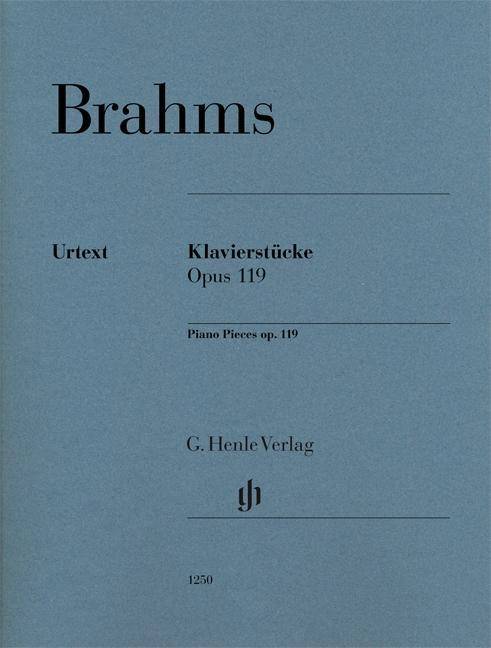 Brahms, Johannes - Klavierstücke op. 119 Besetzung: Klavier zu zwei Händen