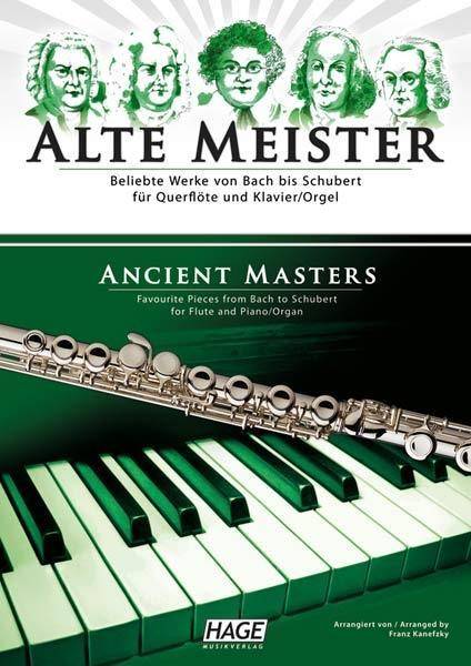 Alte Meister, für Querflöte und Klavier/Orgel, Querflötenstimme Beliebte Werke von Bach bis Schubert