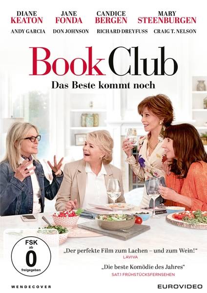 Book Club - Das Beste kommt noch Regie: Bill Holderman, Schauspieler: Diane Keaton/Jane Fonda/Don Johnson u a, USA 2018, FSK ab 0, DVD-Video