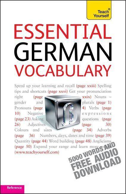 Essential German Vocabulary: Teach Yourself, mit Buch, mit Audio 5000 Words and Free Audio Download