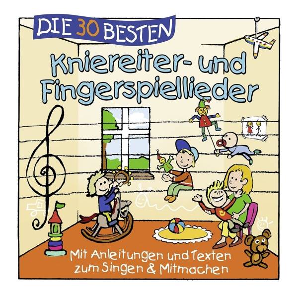 Die 30 besten Kniereiter- und Fingerspiellieder, 1 Audio-CD Mit Anleitungen und Texten zum Singen & Mitmachen, CD, Die 30 besten .. - Lamp und Leute