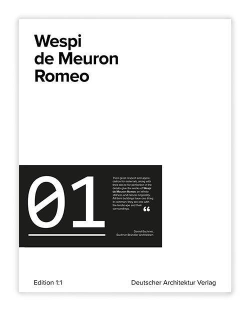 Wespi de Meuron Romeo Dt/engl, Edition 1:1 1