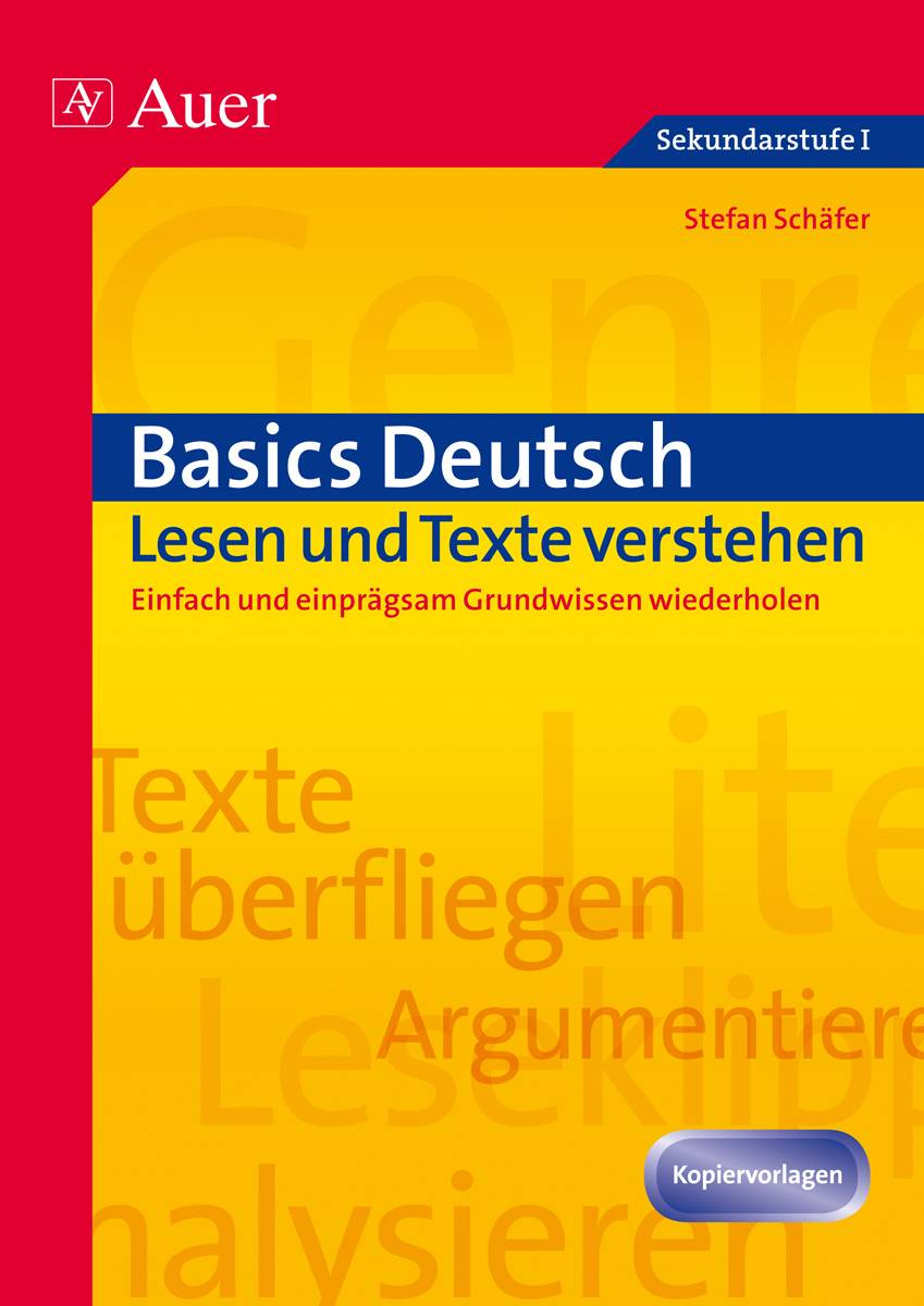 Basics Deutsch: Lesen 5. bis 10. Klasse