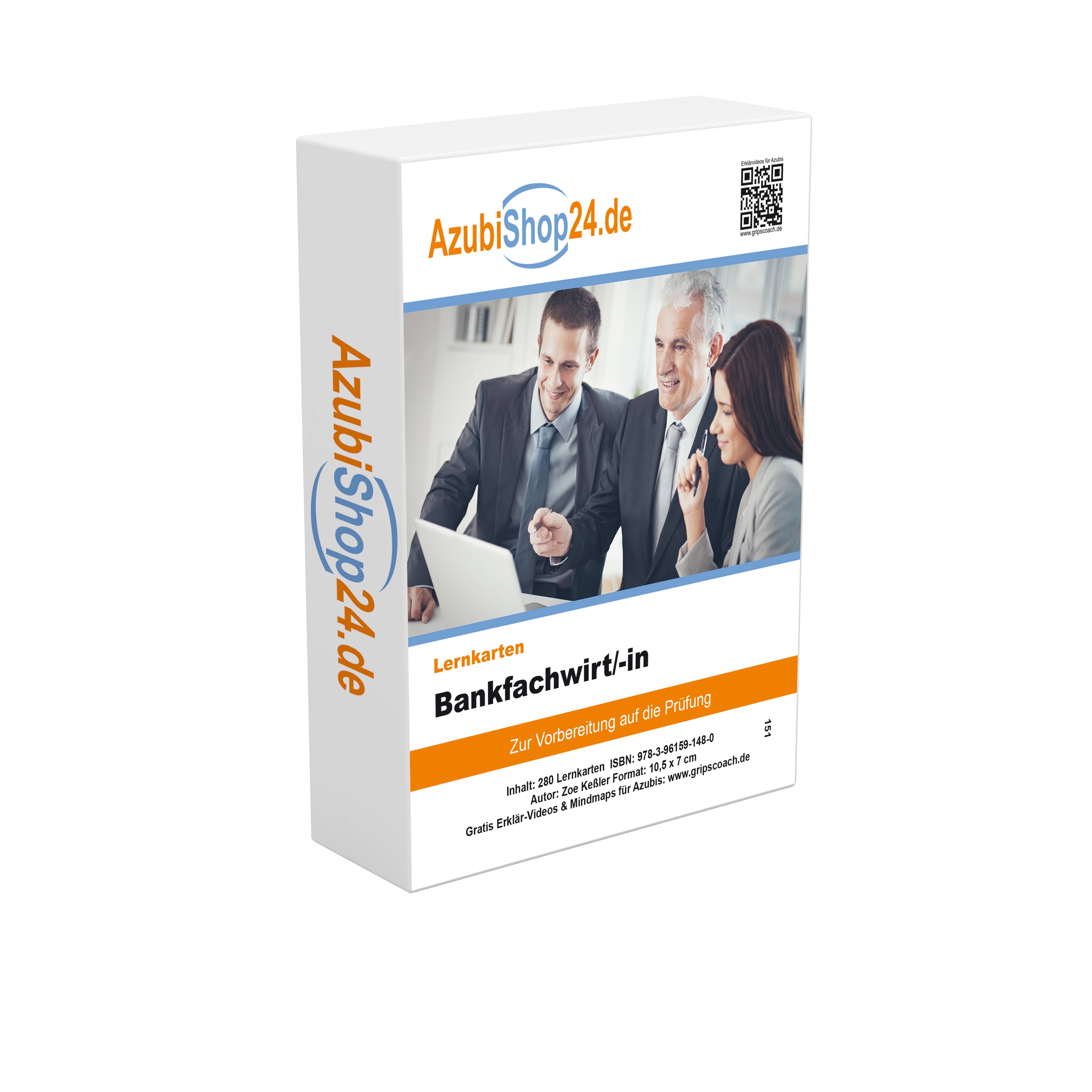 AzubiShop24.de Basis-Lernkarten Bankfachwirt.. Prüfungsvorbereitung Zur Vorbereitung auf die Prüfung