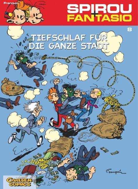 Spirou und Fantasio 8: Tiefschlaf für die ganze Stadt Spannende Abenteuer für Mädchen und Jungen ab 8