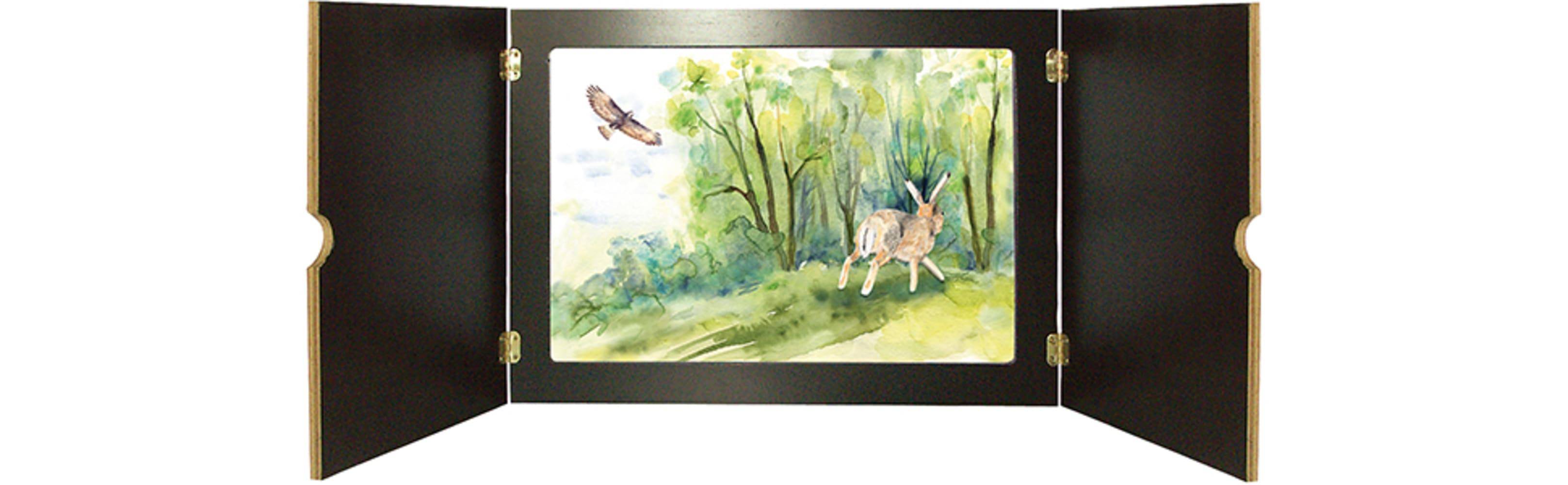 Tiere und Pflanzen in der Hecke. Kamishibai Bildkartenset. Bildergeschichte für den Sachunterricht in der Grundschule. Geeignet für die Klassen 1-4