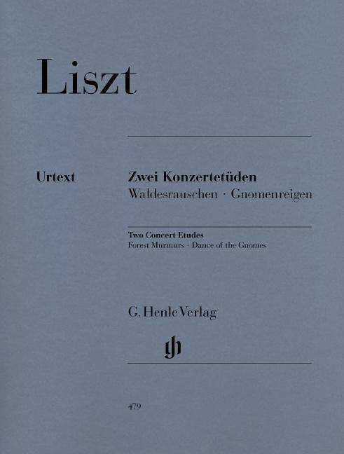 Liszt, Franz - Zwei Konzertetüden Besetzung: Klavier zu zwei Händen